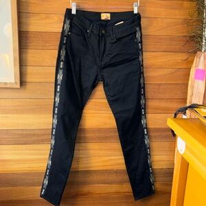 Driftwood Embroidered Skinny Jeans